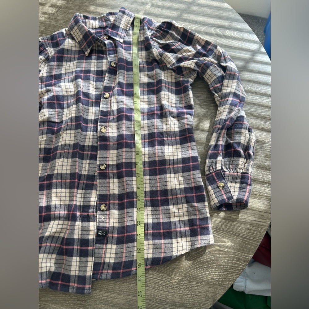 Rails navy blue and pink  Shirt. Size XS. NEW - Picture 7 of 10